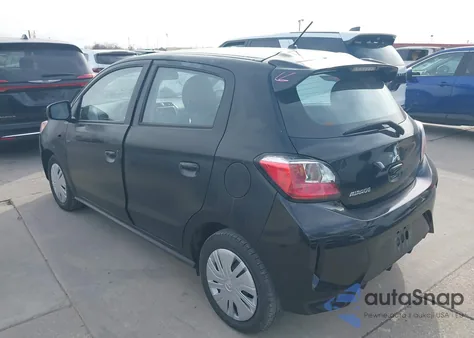 2024 Mitsubishi Mirage Es/Le z USA, uszkodzony, nr VIN ML32AUHJ7RH035145